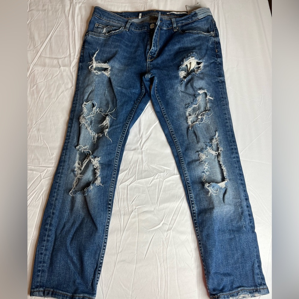 Zara Size 10 Jeans with Rips/Holes